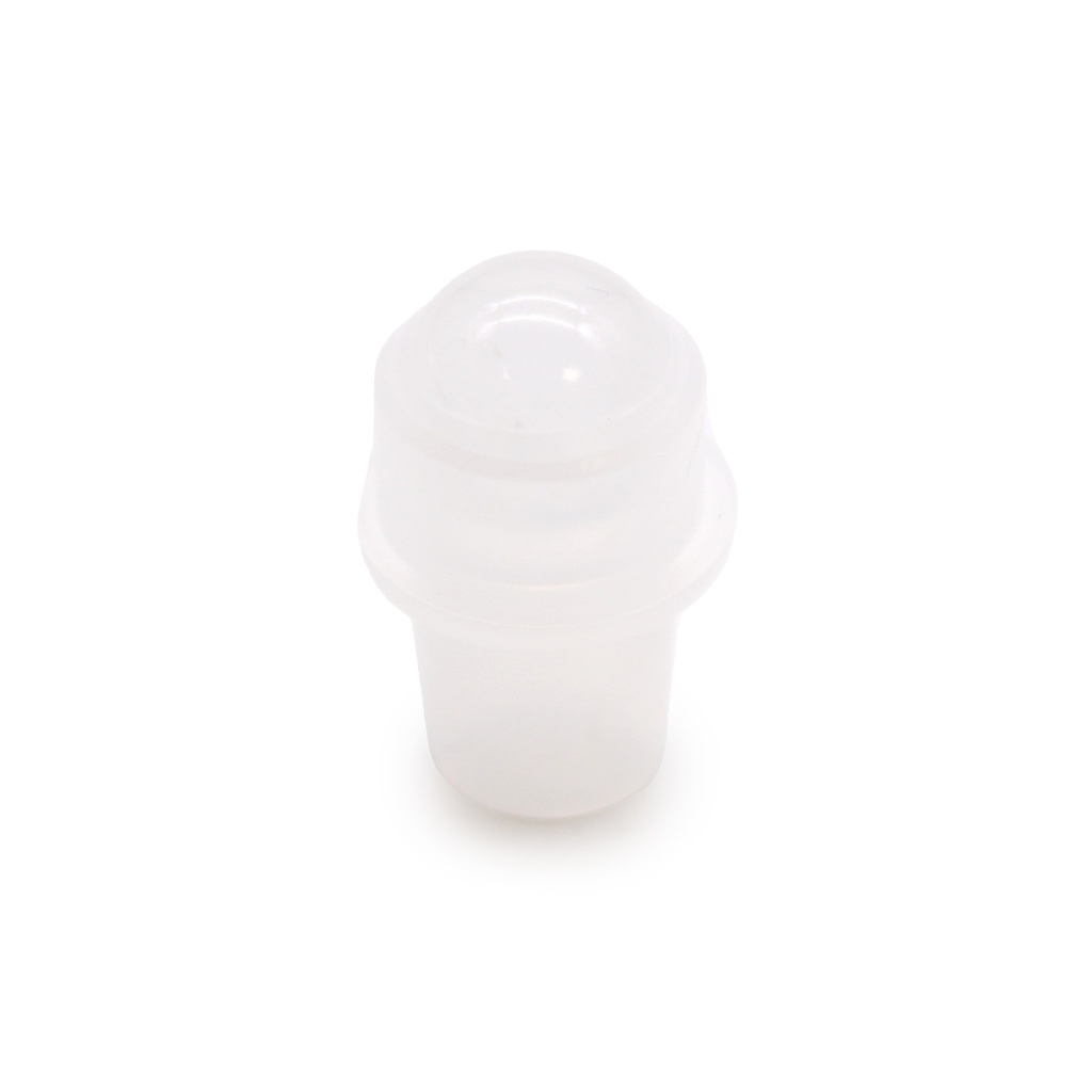 Punta de rodillo de piedras preciosas para botella de 5 ml - Cuarzo de roca