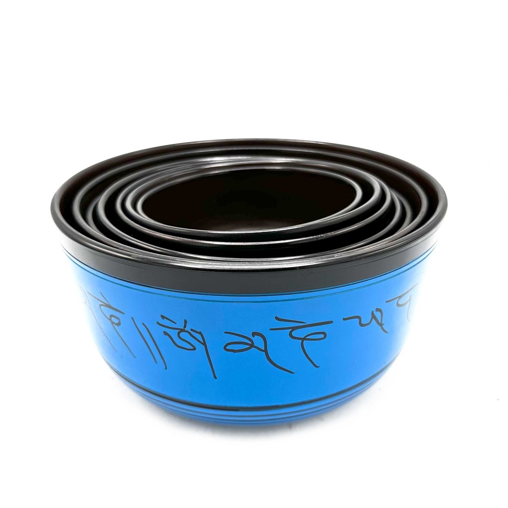[TIB-115] Juego de siete cuencos tibetanos para chakras pequeños (14-22 cm)