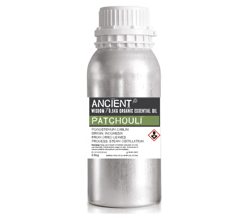 [OrgEOB-04] Aceite Esencial de Pachulí Bio 0,5kg