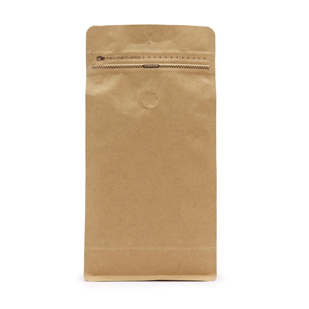 [KWB-15] Bolsa de Café Mediana con Ventana - 13.5x26.5cm (500gm)