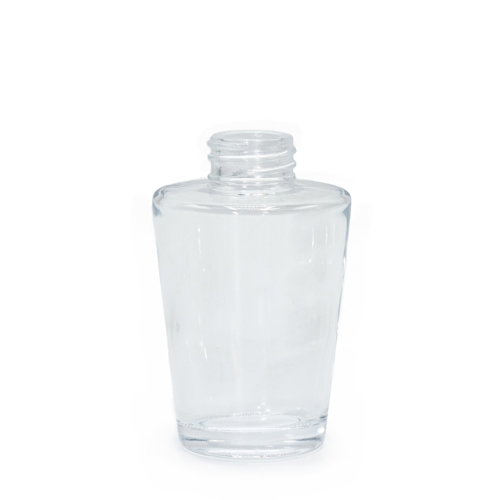 Botella de difusor de varillas en forma de jarrón de 100 ml  - Transparente