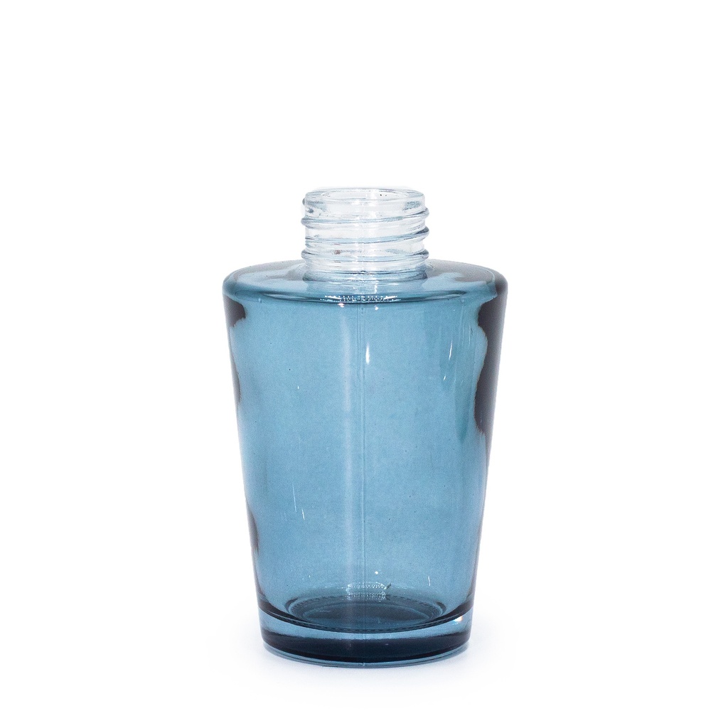 Botella de difusor de varillas en forma de jarrón de 100 ml  - Azul ahumado