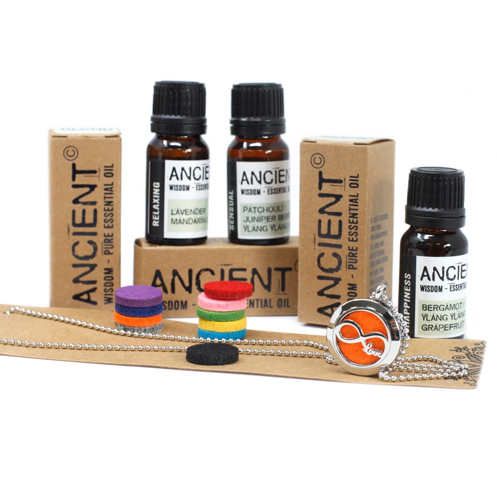 [AWAROMAJ-05] 25mm Amor Infinito Difusores de Aromaterapia + Aceites Esenciales