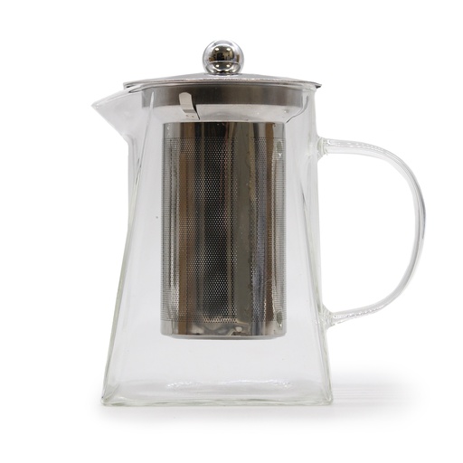 [GTeaP-02] Tetera de Vidrio - Forma de Torre - 750ml