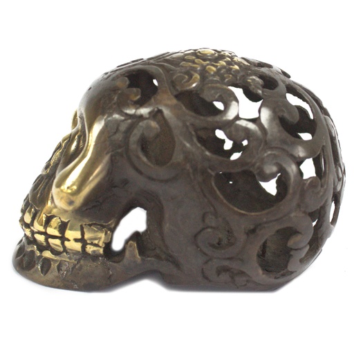 [BFF-08] Calavera vintage de latón - Lrg