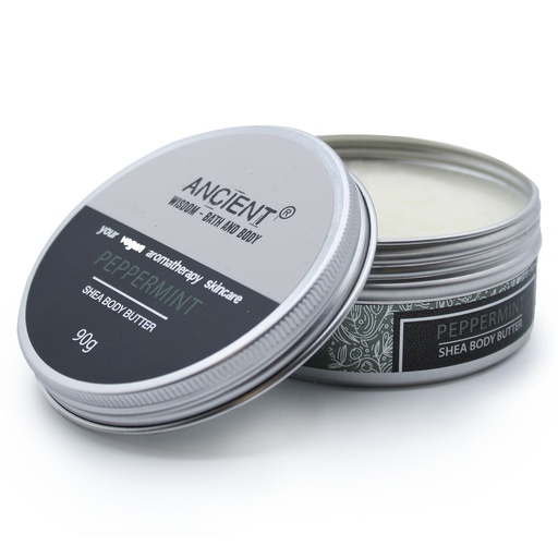 [BBEO-05] Manteca Corporal de Karité Aromaterapia 90g - Menta