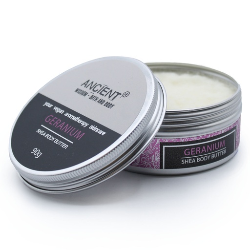 [BBEO-02] Manteca Corporal de Karité Aromaterapia 90g - Geranio