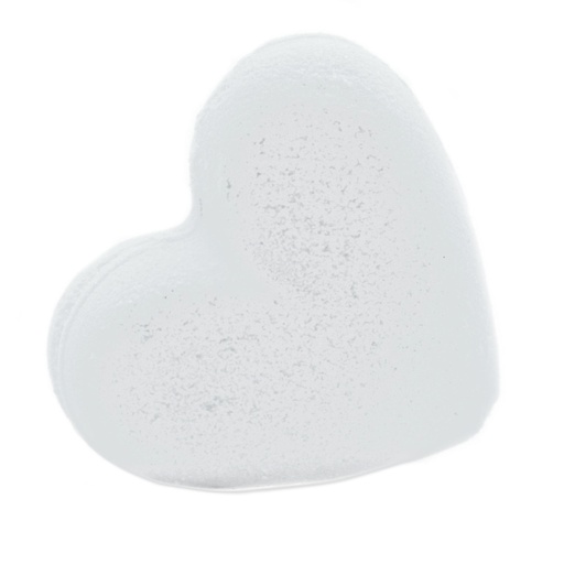 [HeartB-03a] Bombas de Baño Corazón 70g - Coconut