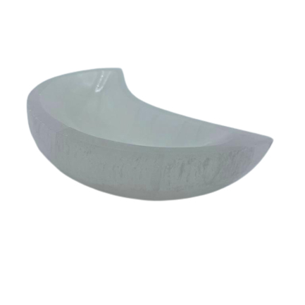 [SelB-05] Cuenco de luna selenita - 10cm