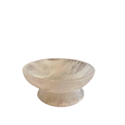 [SelB-13] Cuenco ritual de selenita  - 10cm