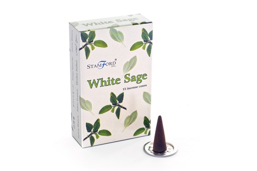 [StamC-16] Conos de Incienso de Salvia Blanca