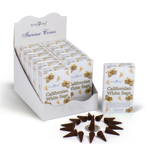 [StamC-21] conos de Salvia Blanca de California