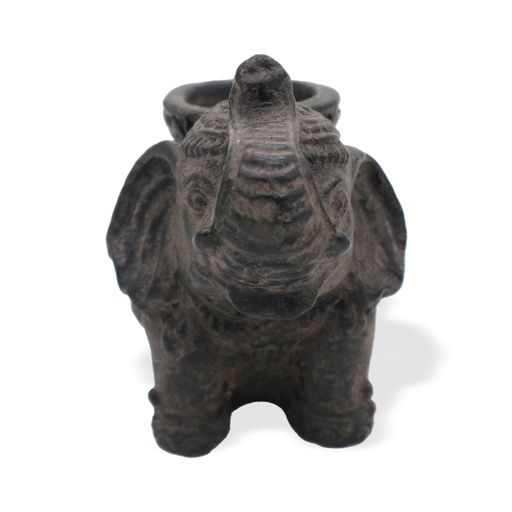 [SCV-10] Elefante Incienso y Candelabro (antiguo negro)