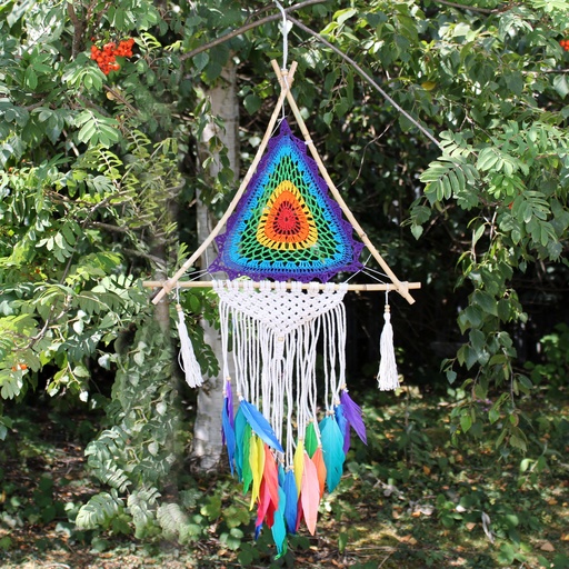 [BDC-16] Bali Dreamcatchers - Large Multi Pyramid