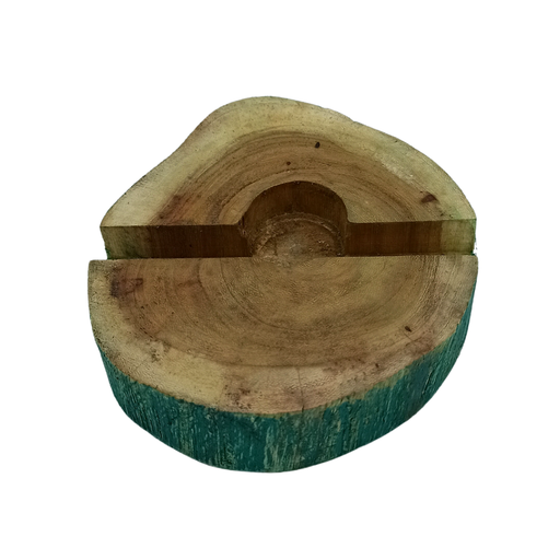 [NMH-03] Lrg Gamal Wood Phone Holder - Greenwash