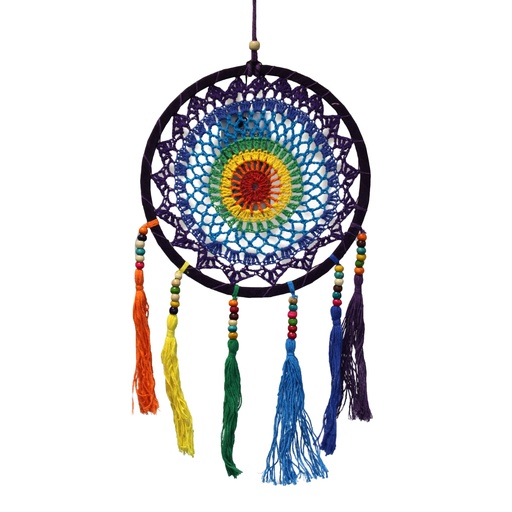 [DRDC-08] Atrapasueños Pequeño (22x56cm) - Vivid Rainbow