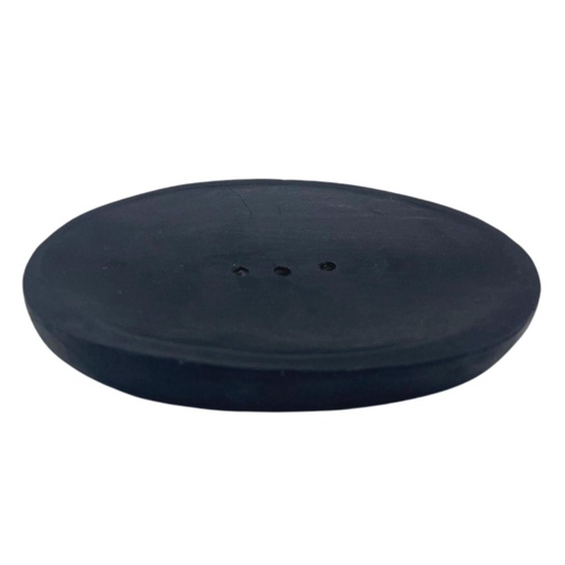 [SSD-08] Jabonera Ovalada de Mármol Negro
