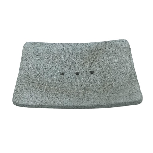 [SSD-09] Jabonera de piedra Ziolit de forma cuadrada