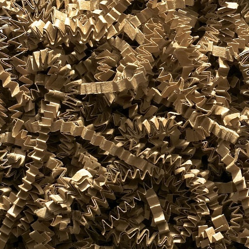 [ShredsKG-08] Frissure de Papier ZigZag DeLux - Kraft  (1KG)
