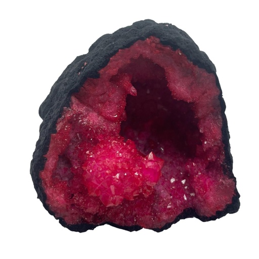 [CCGeo-01] Geodas de calcita coloreada - Piedra Negra - Rojo Oscuro