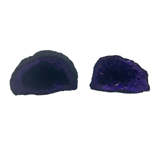 [CCGeo-02] Geodas de calcita coloreada - Piedra Negra - Morado