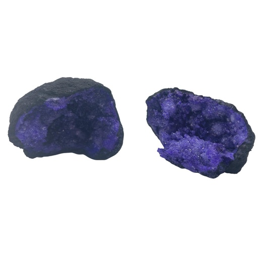 [CCGeo-04] Geodas de calcita coloreada - Piedra Negra - Turquesa