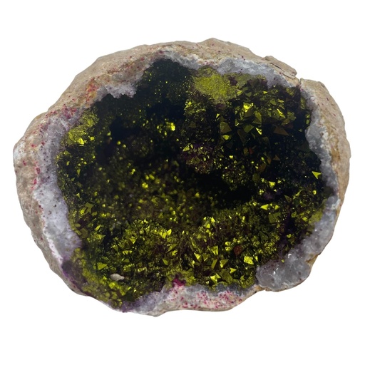 [CCGeo-05] Geodas de calcita coloreada - Piedra Natural - Rosa & Oro