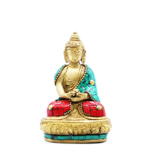 [BBFG-03] Figura de Buda de Latón - Amitabha - 9.5 cm