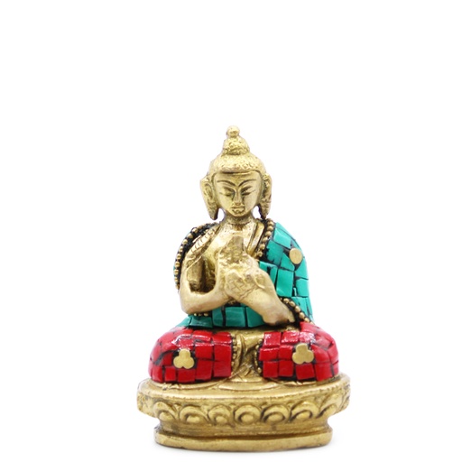 [BBFG-04] Figura de Buda de Latón - Bendición - 7.5cm