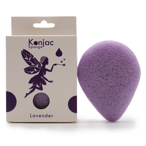 [TKong-05] Esponja Facial Konjac - Lavanda - Calmante