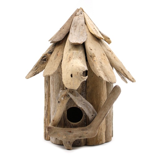 [BBBox-06] Casa de Pájaros Madera de Balsa - Para Colgar de Pared