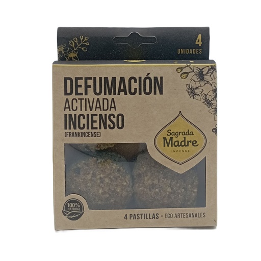 [SMPi-01] Pastillas de Incienso en Resina X 4 Incienso Olibano