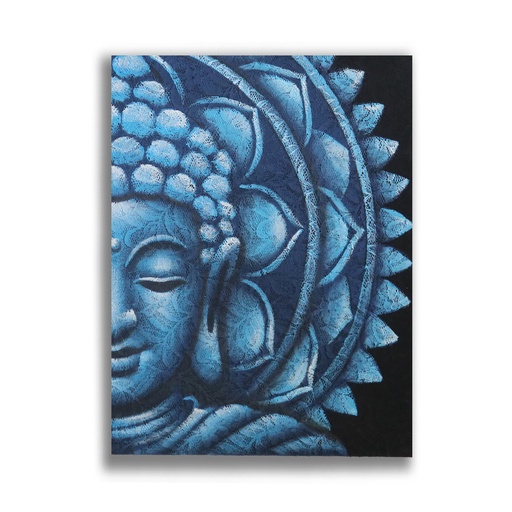 [BAP-23] Mandala Medio Buda Azul 60x80cm