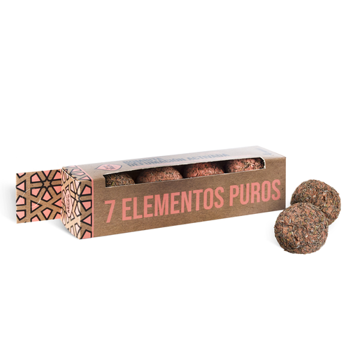 [SMPBi-01] Caja de 4 Bombitas de Incienso 7 Elementos Puros