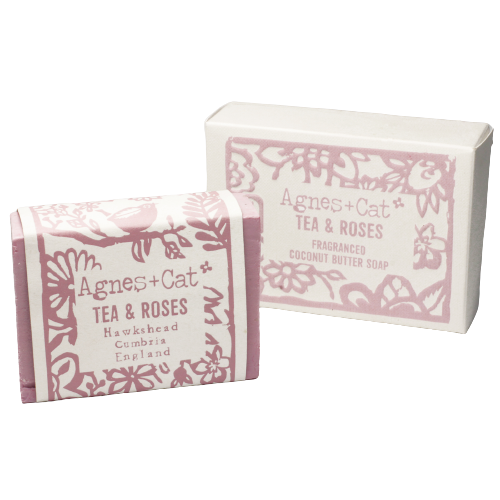 [ACHS-15] Jabón Artesanal de 140g - Té y Rosas