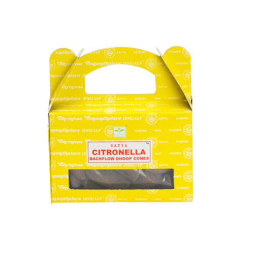 [iSatyaBF-09] Caja de 24 Conos de Reflujo - Satya Citronela