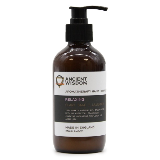 [AHBL-06] Loción para manos y cuerpo de salvia esclarea y lavanda 250 ml