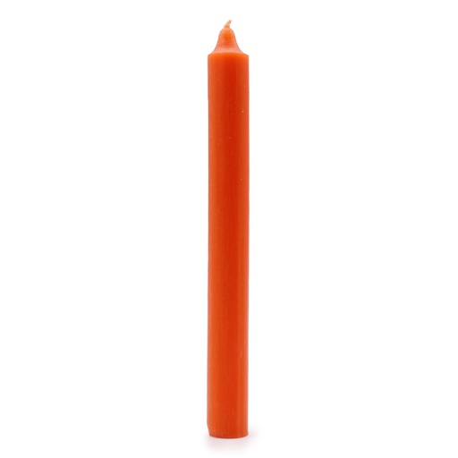 [SCDC-02] Velas a Granel de Color Sólido - Naranja Rústico - Paquete de 10