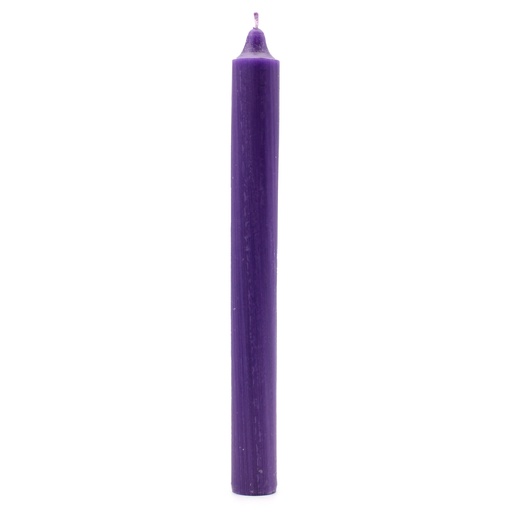 [SCDC-11] Velas a Granel de Color Sólido - Morado Rústico - Paquete de 10
