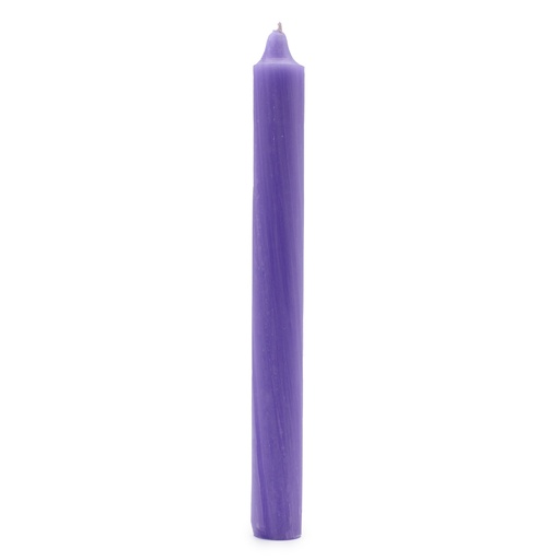 [SCDC-14] Velas a Granel de Color Sólido - Lila Rústica - Paquete de 10