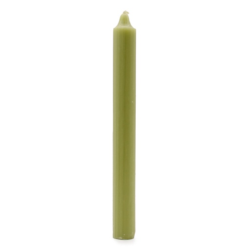 [SCDC-15] Velas a Granel de Color Sólido - Oliva Rústica - Paquete de 10