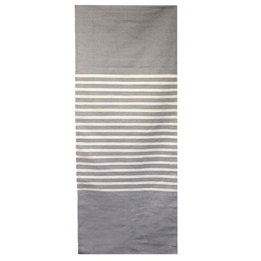[ICR-01] Alfombra India de Algodón - 70x170cm - Gris