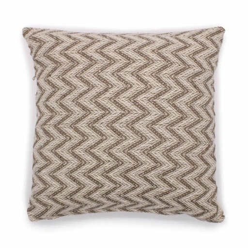[CICC-02] Funda de Cojín Clásico - Chevron Ancho Gris - 40x40cm