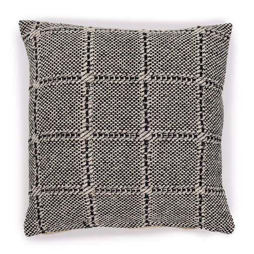 [CICC-03] Funda de Cojín Clásico - Cuadros Gris - 40x40cm