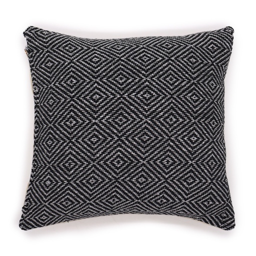 [CICC-05] Funda de Cojín Clásico - Laberinto Negro - 40x40cm