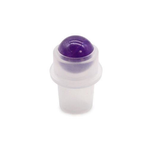 [CGRB-19] Punta de rodillo de piedras preciosas para botella de 5 ml - Amatista