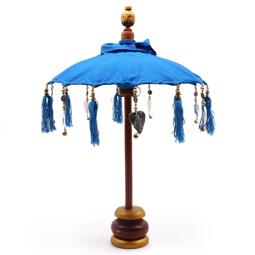 [BPAR-09] Sombrilla Bali Home Decor - Algodón - Turquesa - 40cm