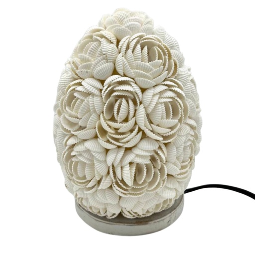 [BBSL-03] Lámpara Boho Sea Shell - Rosa Ovalada - 15cm