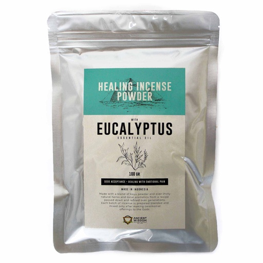 [HIP-08] Healing Incense Powder - Eucalyptus 100gm