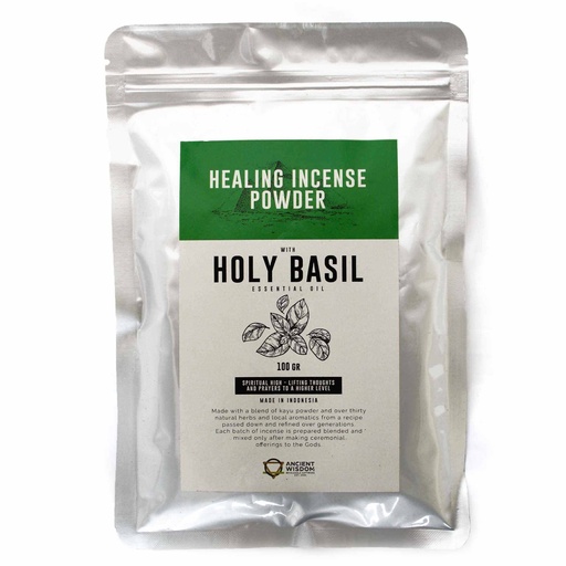 [HIP-12] Healing Incense Powder - Holy Basil 100gm